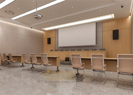甘肃建投矿业公司综合会议室，接待室，视屏室设设计施工完成
